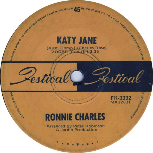 Ronnie Charles – Katy Jane (LP, Vinyl Record Album)