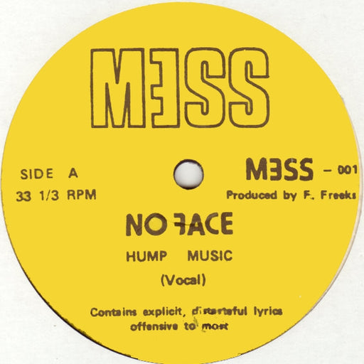 No Face – Hump Music (LP, Vinyl Record Album)