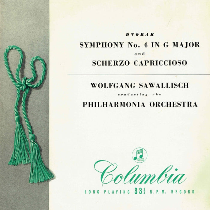 Antonín Dvořák, Wolfgang Sawallisch, Philharmonia Orchestra – Symphony N° 4 In G Major, Op. 88 And Scherzo Capriccioso, Op. 66 (LP, Vinyl Record Album)