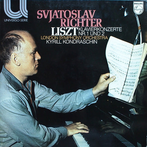 Franz Liszt, Sviatoslav Richter, London Symphony Orchestra, Kiril Kondrashin – Klavierkonzert No. 1 En Es-Dur / Klavierkonzert No. 2 En A-Dur (LP, Vinyl Record Album)