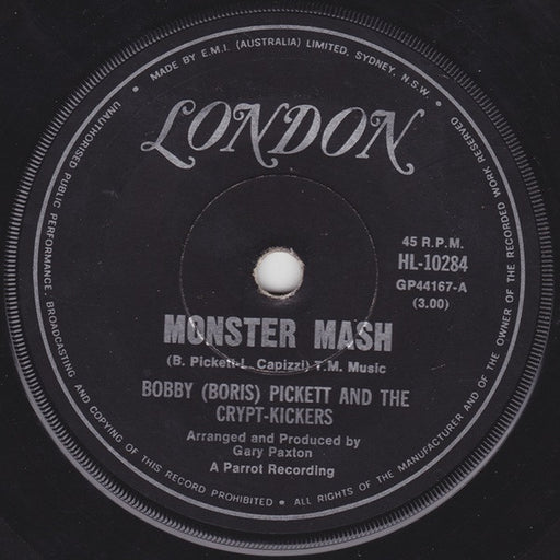 Bobby (Boris) Pickett And The Crypt-Kickers – Monster Mash (LP, Vinyl Record Album)