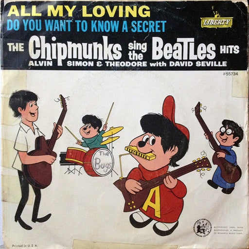 The Chipmunks – All My Loving / Do You Want To Know A Secret (LP, Vinyl Record Album)