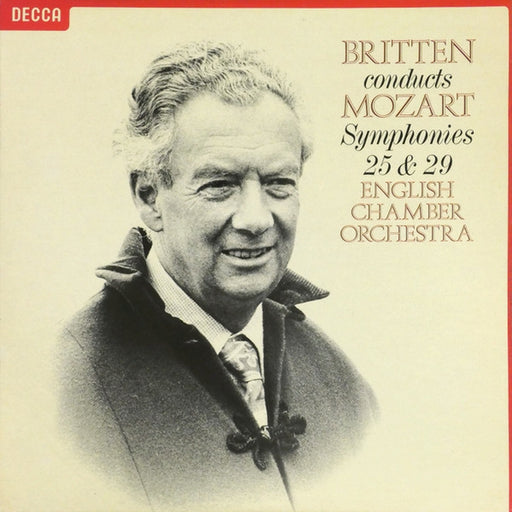 Wolfgang Amadeus Mozart, Benjamin Britten, English Chamber Orchestra – Britten Conducts Mozart Symphonies 25 & 29 (LP, Vinyl Record Album)