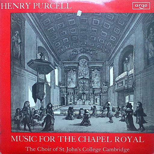 Henry Purcell, St. John's College Choir – Music For The Chapel Royal (LP, Vinyl Record Album)
