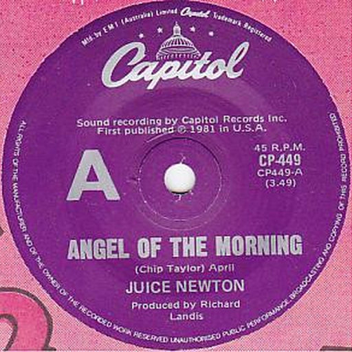 Juice Newton – Angel Of The Morning (LP, Vinyl Record Album)