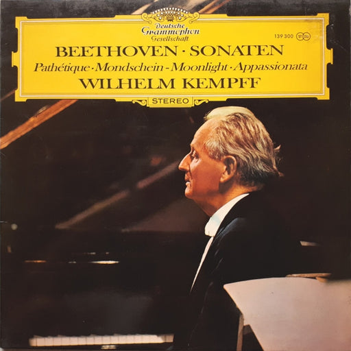 Ludwig van Beethoven, Wilhelm Kempff – Sonaten Pathétique / Mondschein = Moonlight / Appassionata (LP, Vinyl Record Album)