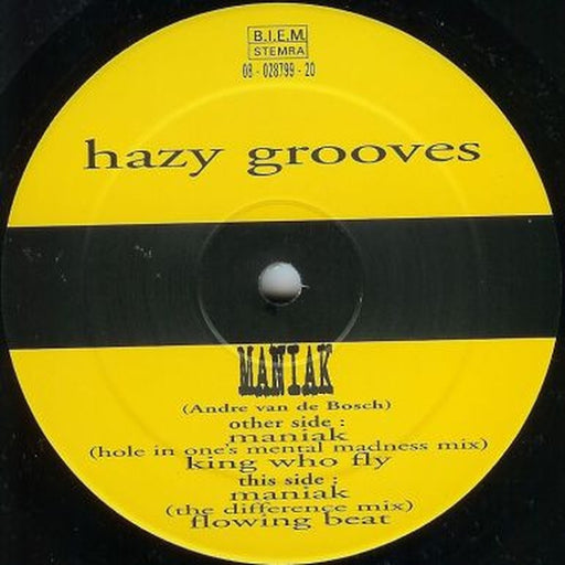 Hazy Grooves – Maniak (LP, Vinyl Record Album)
