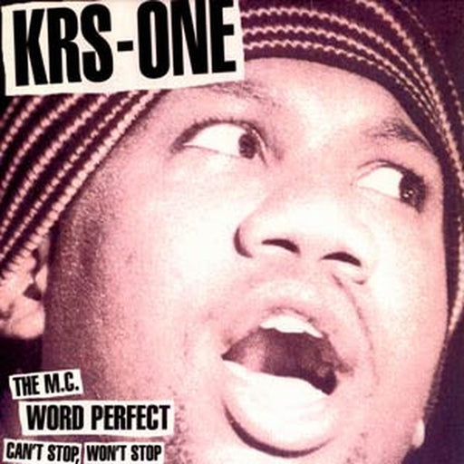 KRS-One – Can't Stop, Won't Stop / The MC / Word Perfect (LP, Vinyl Record Album)