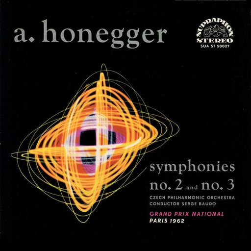 Arthur Honegger, The Czech Philharmonic Orchestra, Serge Baudo – Symphonies No. 2 And No. 3 (LP, Vinyl Record Album)