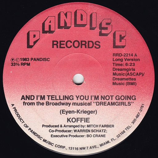 Koffie – And I'm Telling You I'm Not Going (LP, Vinyl Record Album)