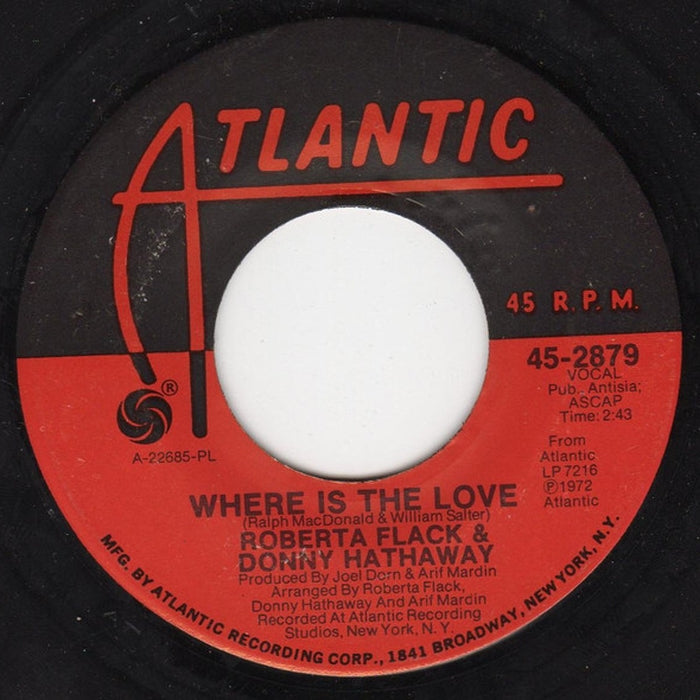 Roberta Flack, Donny Hathaway – Where Is The Love / Mood (LP, Vinyl Record Album)