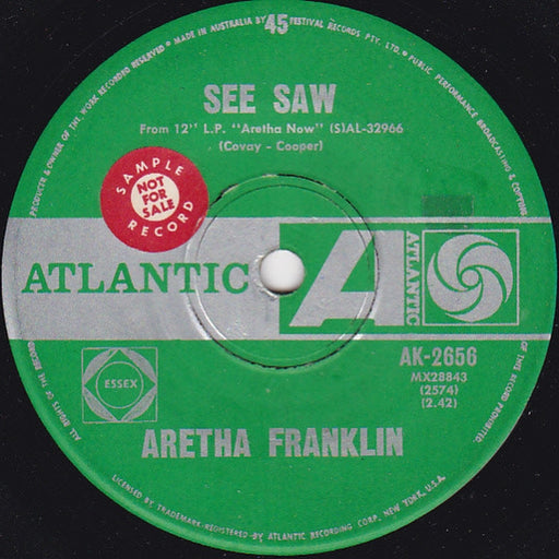 Aretha Franklin – See Saw (LP, Vinyl Record Album)
