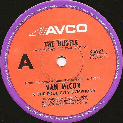 Van McCoy & The Soul City Symphony – The Hustle (LP, Vinyl Record Album)