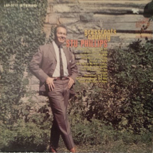 Grassroots Country – Stu Phillips (LP, Vinyl Record Album)