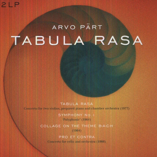 Arvo Pärt – Tabula Rasa (2xLP) (LP, Vinyl Record Album)