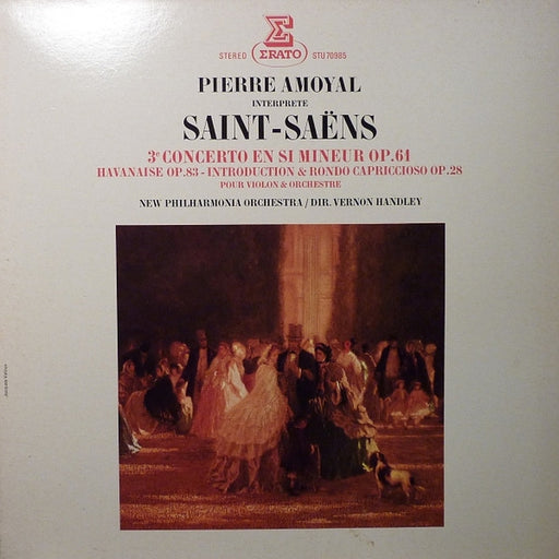 Pierre Amoyal, Camille Saint-Saëns, New Philharmonia Orchestra, Vernon Handley – Saint Saëns - Troisième Concerto Pour Violon (LP, Vinyl Record Album)