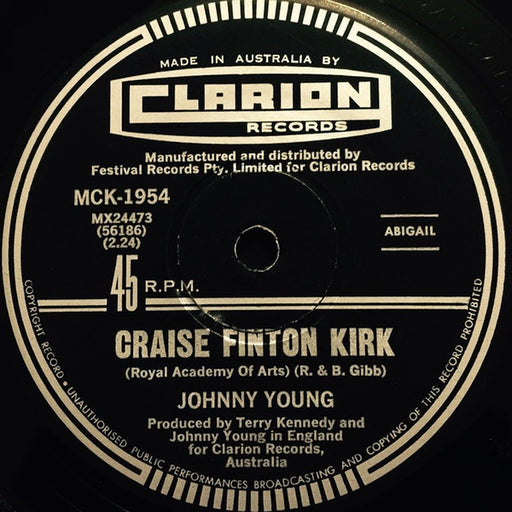 Johnny Young – Craise Finton Kirk (LP, Vinyl Record Album)