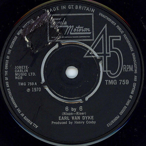 Earl Van Dyke – 6 By 6 (LP, Vinyl Record Album)