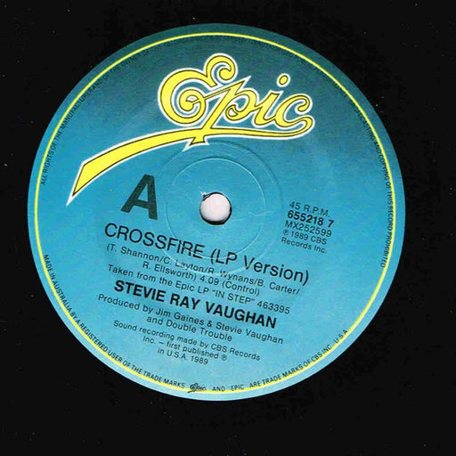 Stevie Ray Vaughan – Crossfire (LP, Vinyl Record Album)