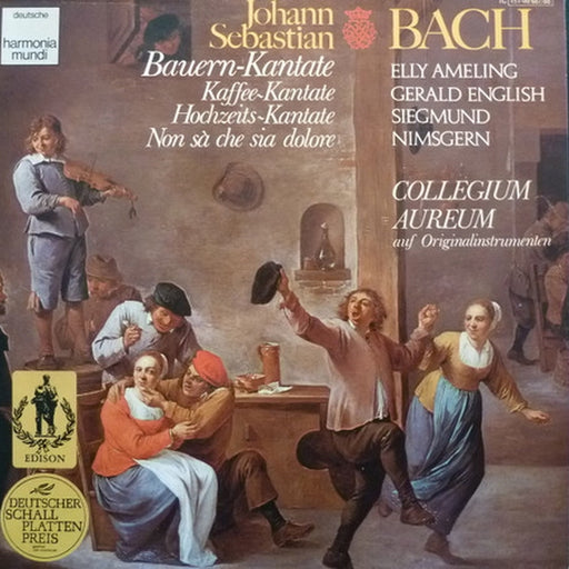 Johann Sebastian Bach, Elly Ameling, Gerald English, Siegmund Nimsgern, Collegium Aureum – Vier Weltliche Kantaten (LP, Vinyl Record Album)