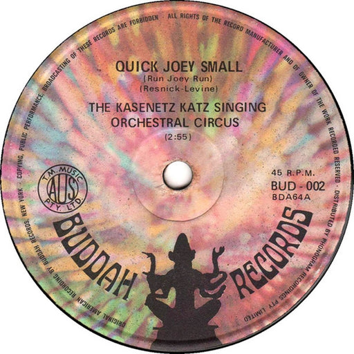 The Kasenetz-Katz Singing Orchestral Circus – Quick Joey Small (Run Joey Run) / Poor Old Mr. Jensen (LP, Vinyl Record Album)