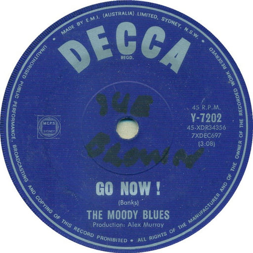 The Moody Blues – Go Now ! / It's Easy Child (LP, Vinyl Record Album)