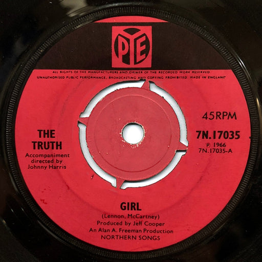 The Truth – Girl (LP, Vinyl Record Album)