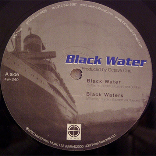 Octave One – Black Water (LP, Vinyl Record Album)
