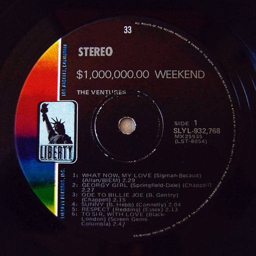 $1,000,000.00 Weekend – The Ventures (LP, Vinyl Record Album)