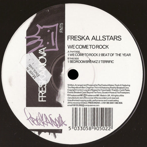 Freska Allstars – We Come To Rock (LP, Vinyl Record Album)