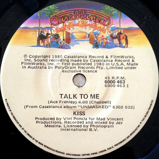 Kiss – Talk To Me (LP, Vinyl Record Album)