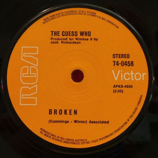 The Guess Who – Broken (LP, Vinyl Record Album)