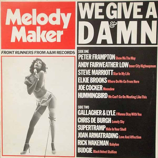 Various – Melody Maker Front Runners From A&M Records We Give A Damn (LP, Vinyl Record Album)