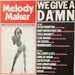 Various – Melody Maker Front Runners From A&M Records We Give A Damn (LP, Vinyl Record Album)