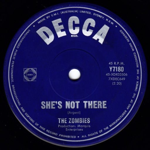 The Zombies – She's Not There (LP, Vinyl Record Album)