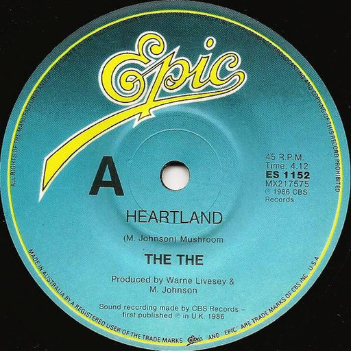 The The – Heartland (LP, Vinyl Record Album)