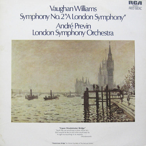 Ralph Vaughan Williams, André Previn, The London Symphony Orchestra – Symphony No. 2 "A London Symphony" (LP, Vinyl Record Album)