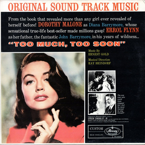 Too Much, Too Soon - Original Sound Track Music – Ernest Gold (LP, Vinyl Record Album)