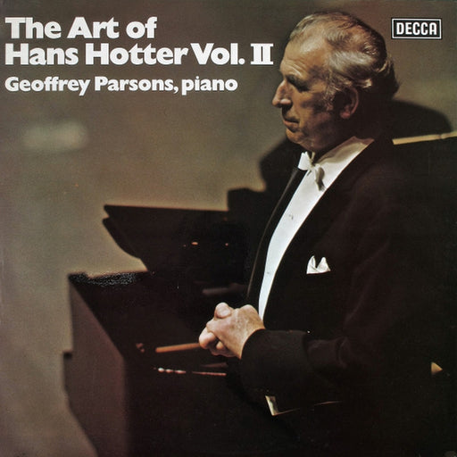 Hans Hotter, Geoffrey Parsons – The Art Of Hans Hotter Vol. II (LP, Vinyl Record Album)