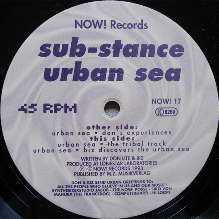 Sub-Stance – Urban Sea (LP, Vinyl Record Album)
