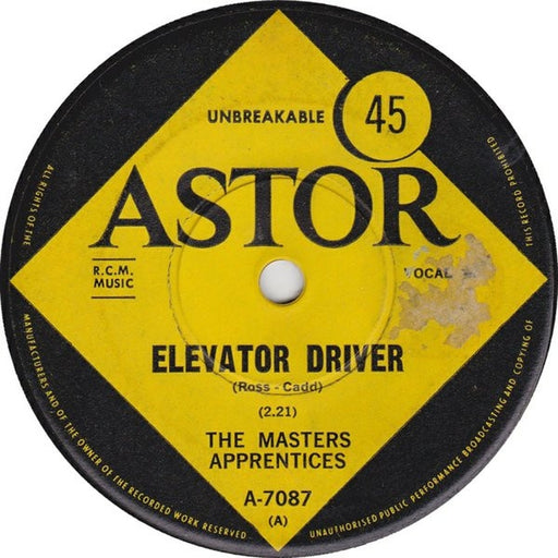 The Master's Apprentices – Elevator Driver (LP, Vinyl Record Album)