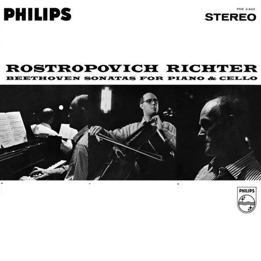 Mstislav Rostropovich, Sviatoslav Richter, Ludwig van Beethoven – Sonatas For Piano & Cello (LP, Vinyl Record Album)