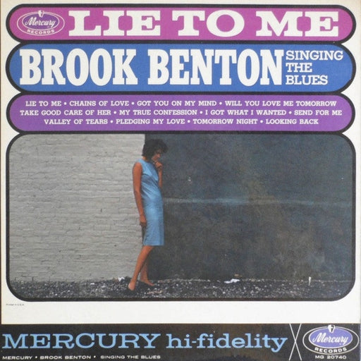 Brook Benton – Lie To Me - Brook Benton Singing The Blues (LP, Vinyl Record Album)