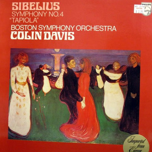 Jean Sibelius, Boston Symphony Orchestra, Sir Colin Davis – Symphony No. 4 / Tapiola (LP, Vinyl Record Album)