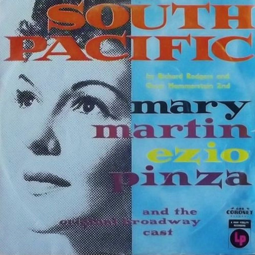 Mary Martin, Ezio Pinza, "South Pacific" Original Broadway Cast – South Pacific (LP, Vinyl Record Album)