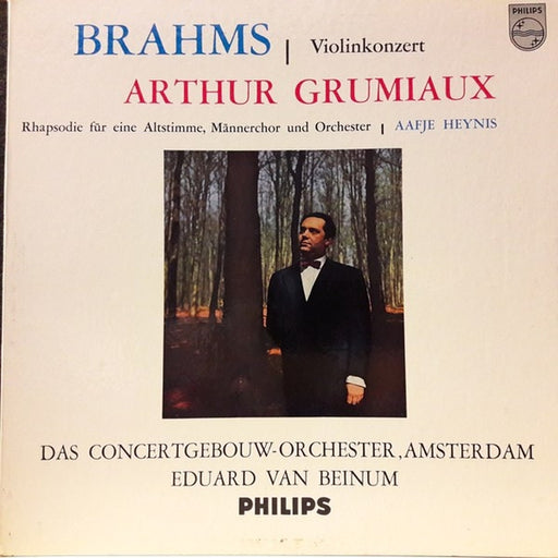 Johannes Brahms, Arthur Grumiaux, Concertgebouworkest, Eduard van Beinum – Violinkonzert (LP, Vinyl Record Album)