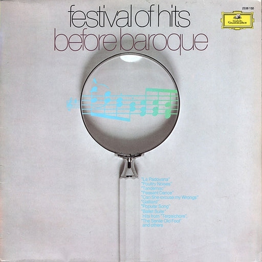 Various – Festival Of Hits - Before Baroque (LP, Vinyl Record Album)