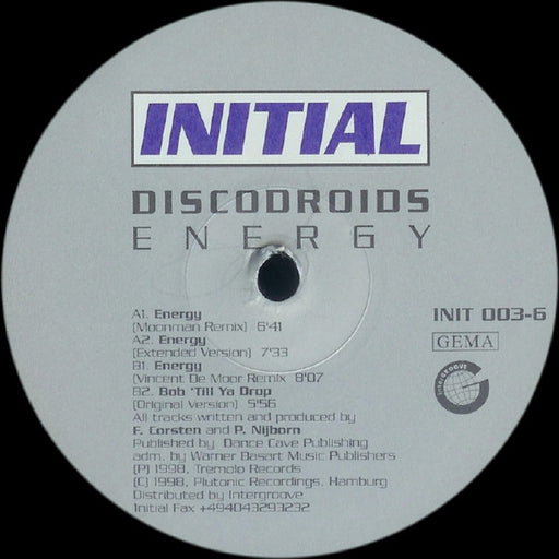 Discodroids – Energy (LP, Vinyl Record Album)