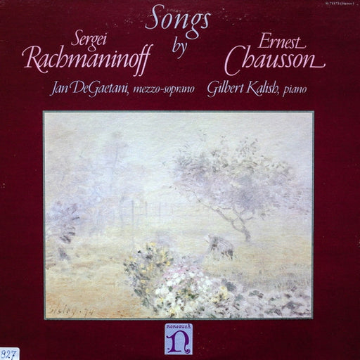 Sergei Vasilyevich Rachmaninoff, Ernest Chausson, Jan DeGaetani, Gilbert Kalish – Songs (LP, Vinyl Record Album)
