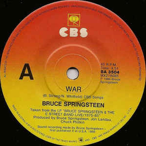Bruce Springsteen – War (LP, Vinyl Record Album)